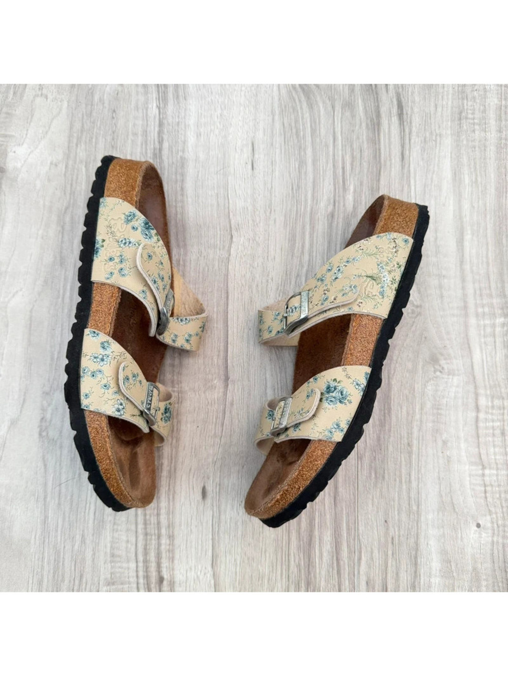 Birkenstock Arizona Floral Double Strap Sandals Women’s US 7–7.5 - Picture 2 of 8